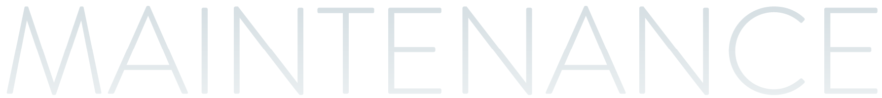 メンテナンス